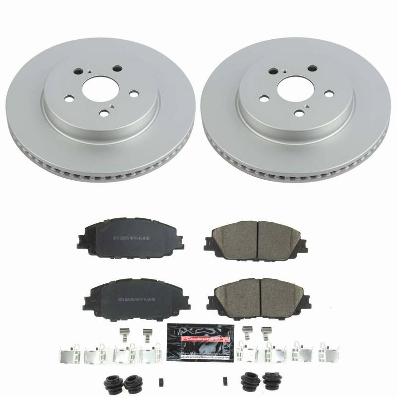 Power Stop 19-26 Toyota Corolla Front Z23 Coated Brake Kit
