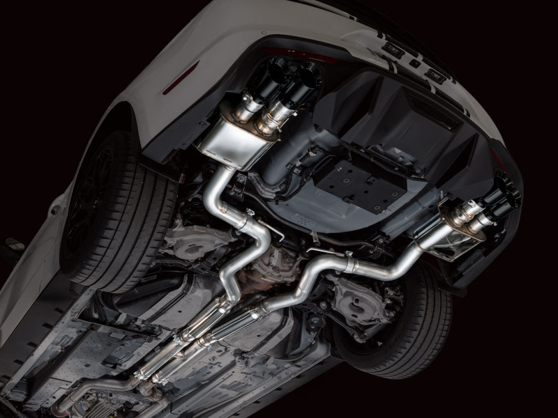 AWE 18-23 S550 Mustang GT SwitchPath Exhaust - Diamond Black Tips