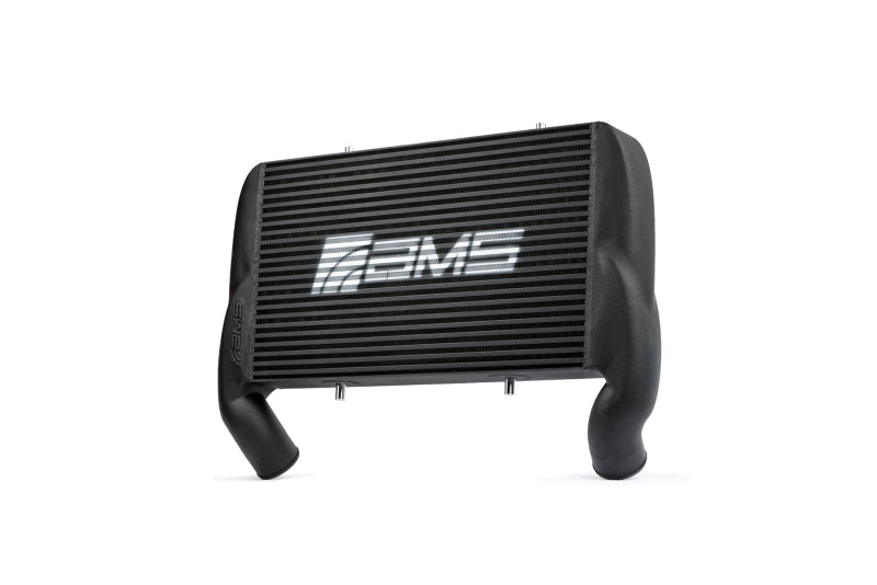 AMS Performance 2017+ Ford F150/Raptor 2.7L/3.5L EcoBoost High Mount Intercooler (Black w/AMS Logo)
