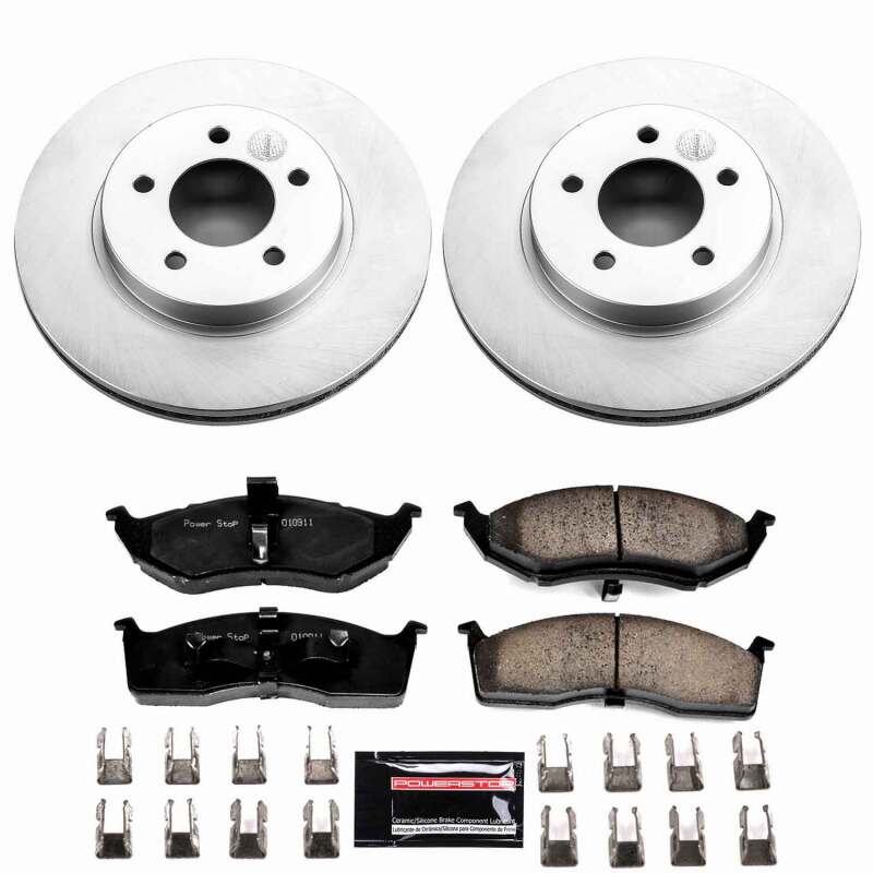 Power Stop 99-04 Chrysler 300M Front Z23 Coated Brake Kit