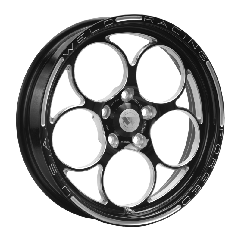 Weld Magnum Frontrunner 17x4.5 / 5x4.75 / 2.25 BS / 3.07 HB - Gloss Black Milled - Non-BL Wheel