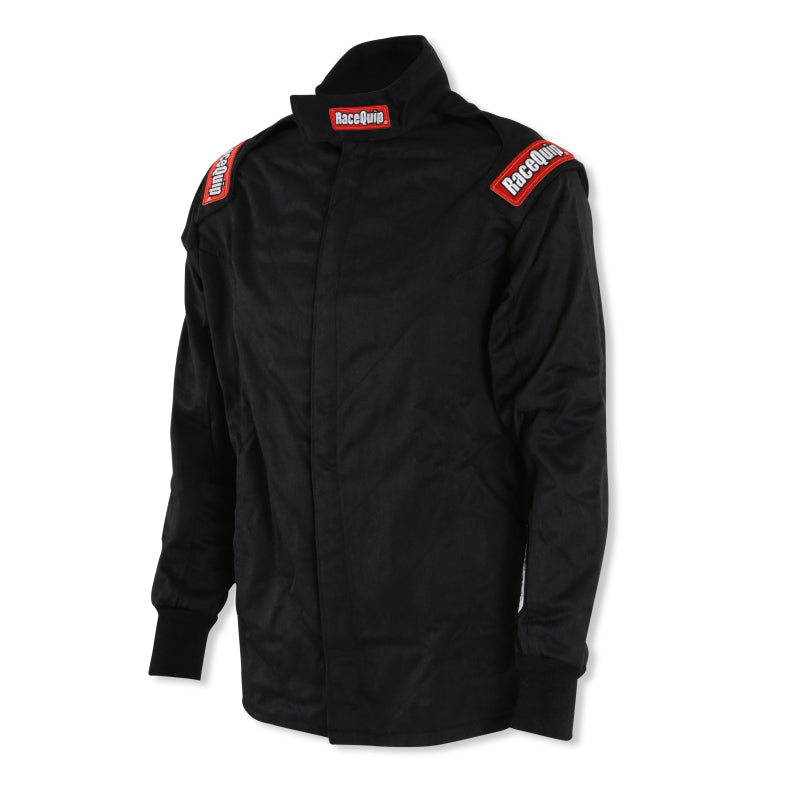 RaceQuip Black Chevron-5 Jacket SFI-5 - 3XL