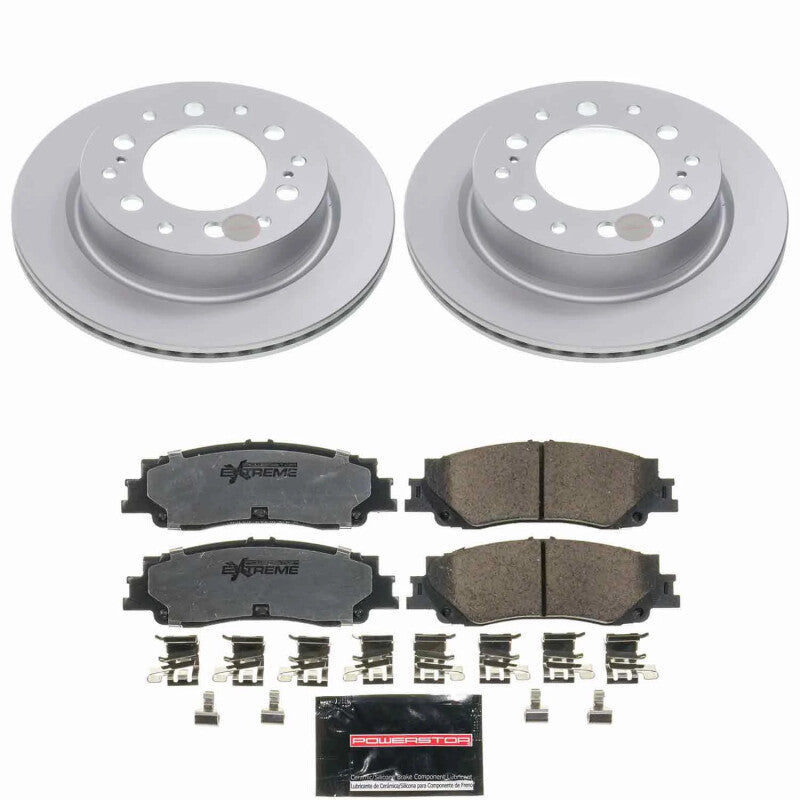 Power Stop 24-25 Toyota Tacoma Rear Z36 Coated Truck & Tow Brake Kit