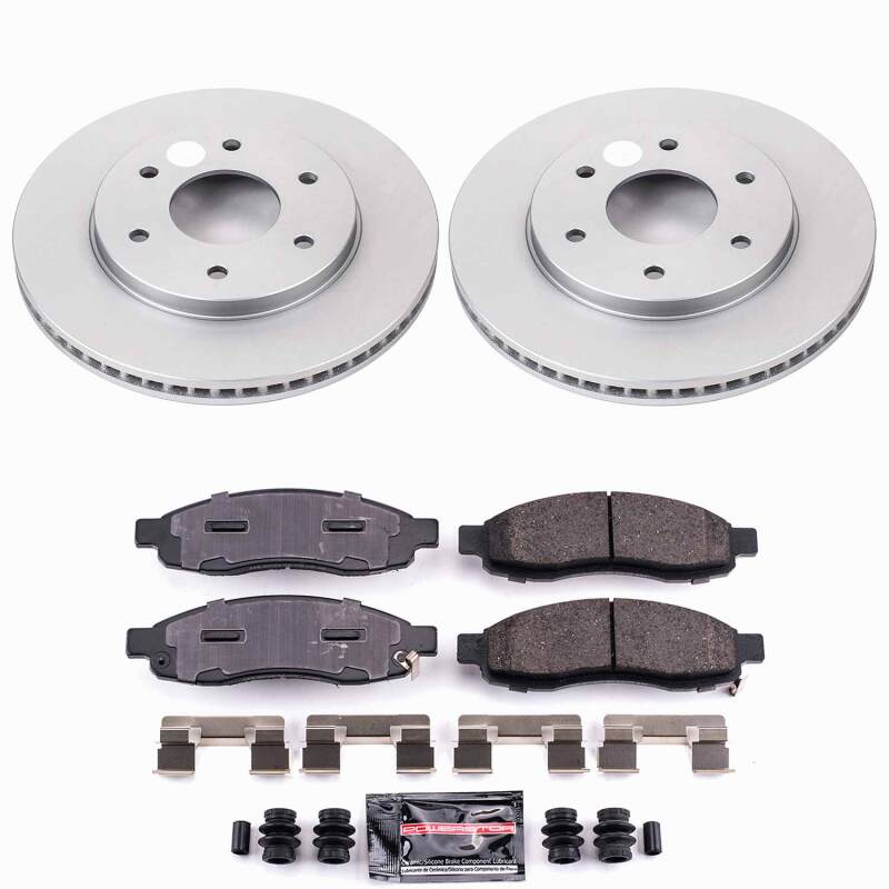 Power Stop 04-05 Infiniti QX56 Front Z23 Coated Brake Kit