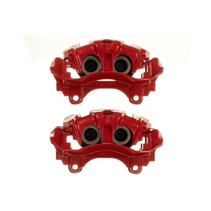 Power Stop 21-22 Buick Enclave Front Red Caliper w/Bracket (Pair)