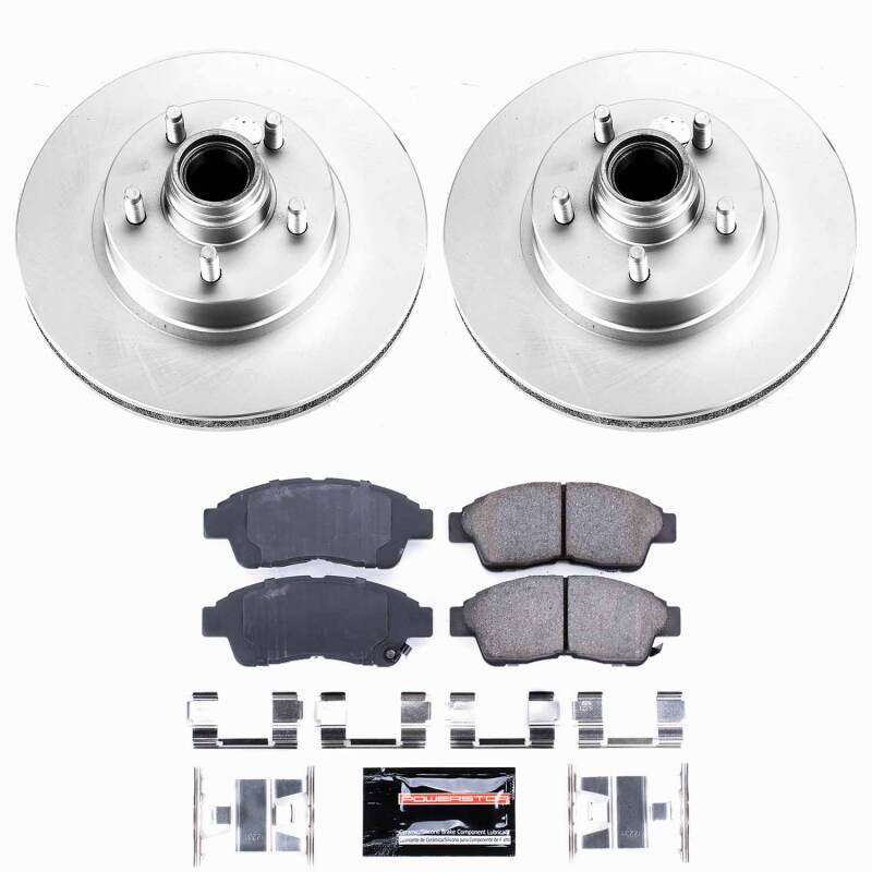 Power Stop 95-01 Ford Explorer Front Z23 Coated Brake Kit