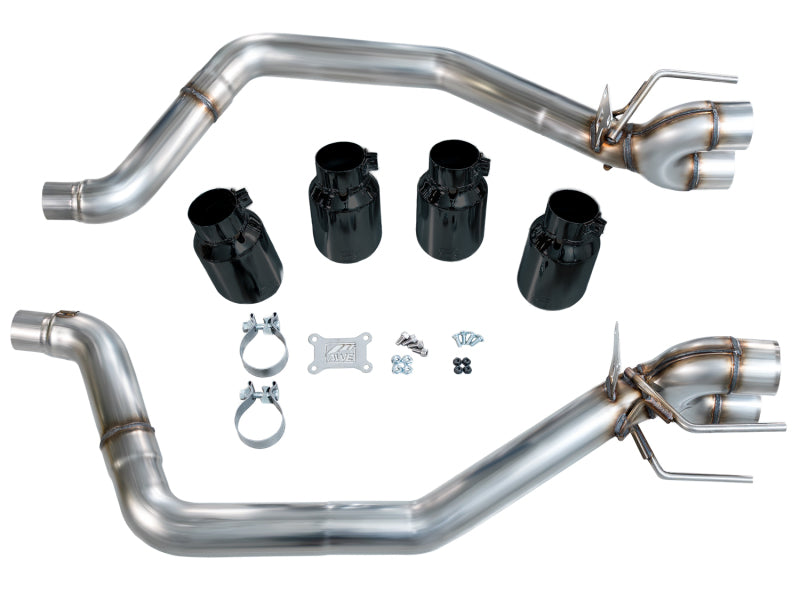 AWE Tuning 05-07 C6 Chevrolet Corvette 6.0L Track Edition Axleback Exhaust w/ Diamond Black Tips