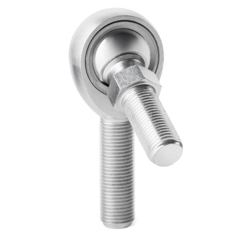 QA1 K Series 3-Pc Rod End - Male/Left Hand - .625in Bore x 5/8-18 w/Stud - Carbon Steel