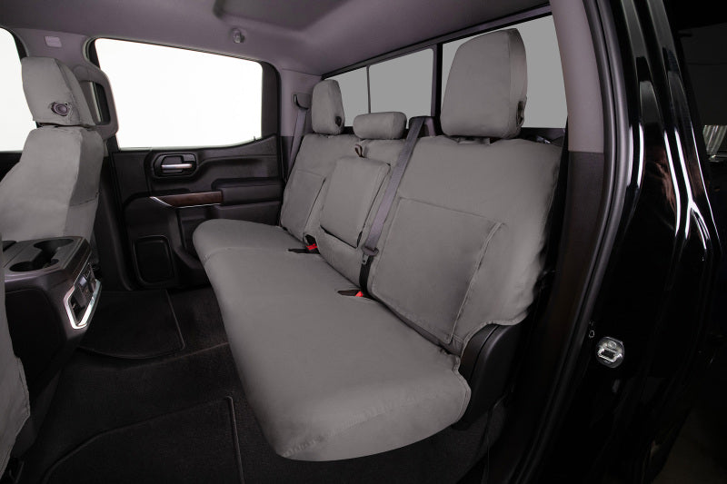 Covercraft 19-24 Dodge Ram 1500 Polycotton SeatSaver Custom Second Row Seat Covers - Misty Grey
