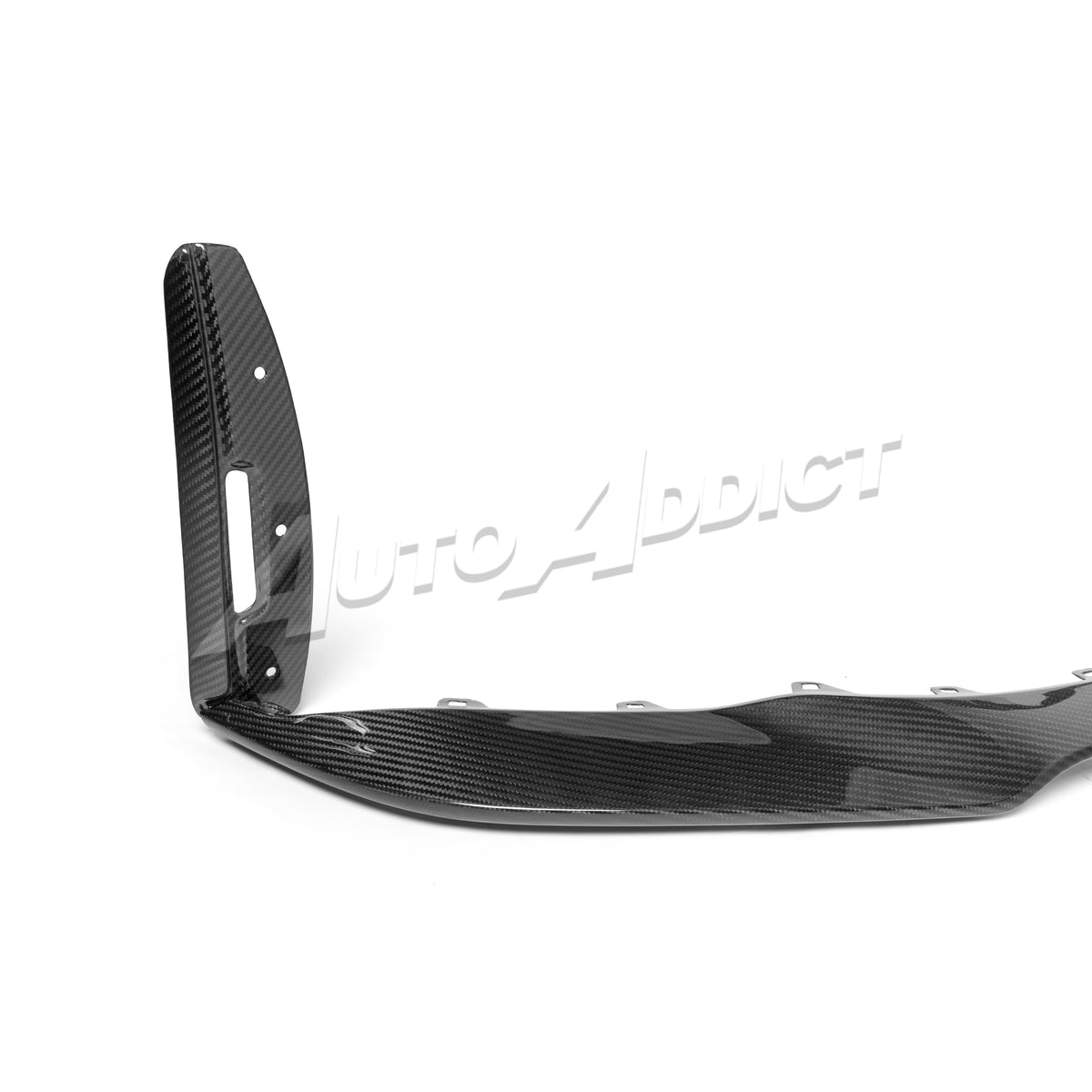 2022-2026 Cadillac CT5-V Blackwing V- Shaped Gloss Carbon Fiber Front Chin Splitter