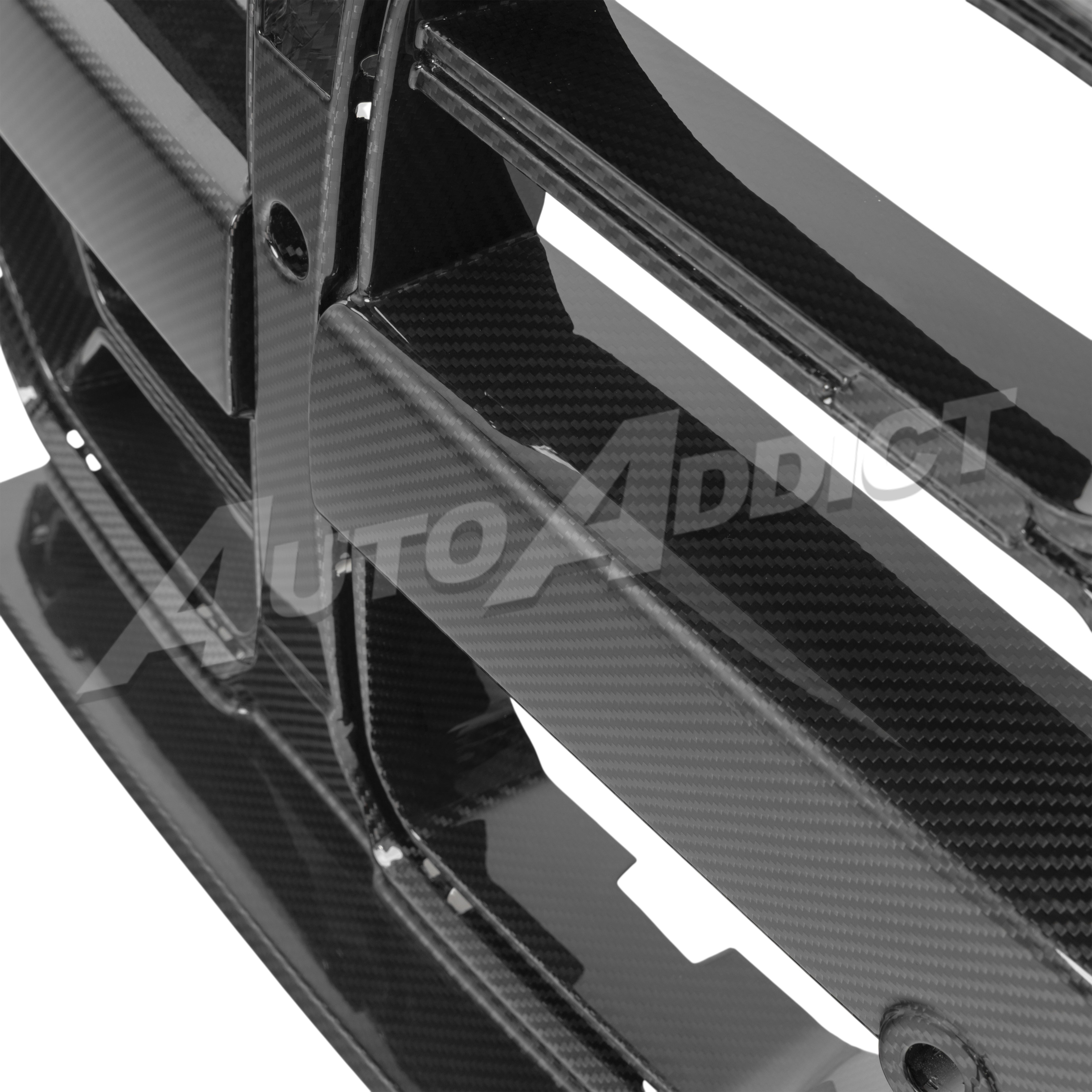 2021-2026 BMW G82 G83 M4 Dry Gloss Double Sided Carbon Fiber Lower Grill without ACC