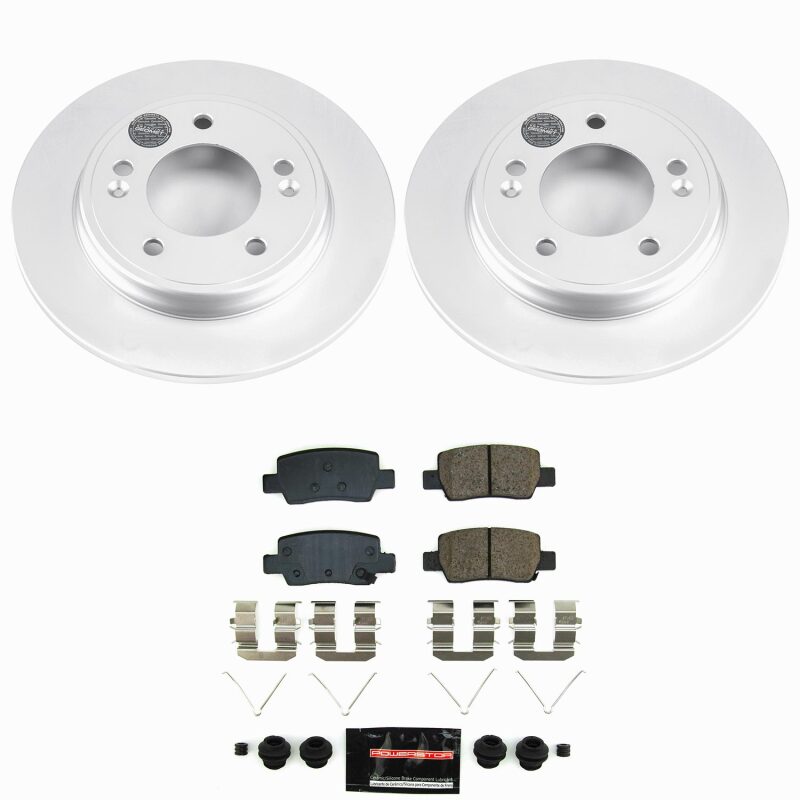 Power Stop 21-25 Hyundai Elantra Rear Z23 Coated Brake Kit