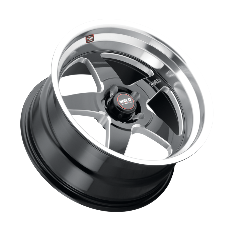 Weld S104 Ventura 18x10 5x120.65 ET42 BS 7.15 Gloss BLK MIL DIA 72.56 Wheel