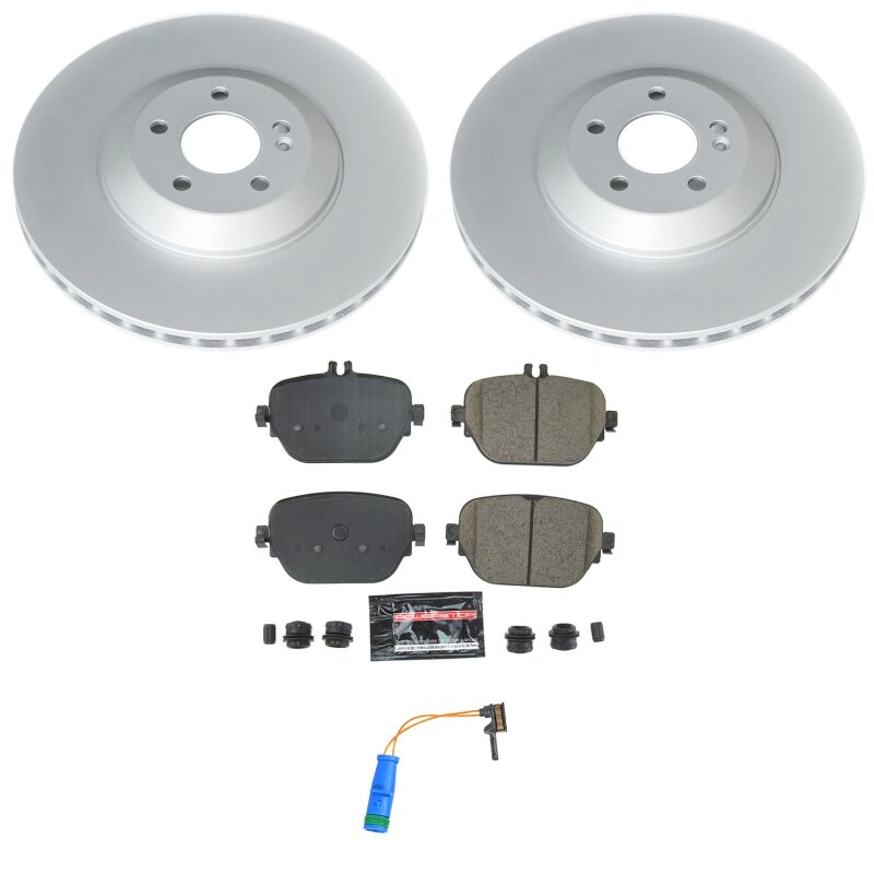 Power Stop 19-23 Mercedes-Benz CLS450 Rear Z23 Coated Brake Kit