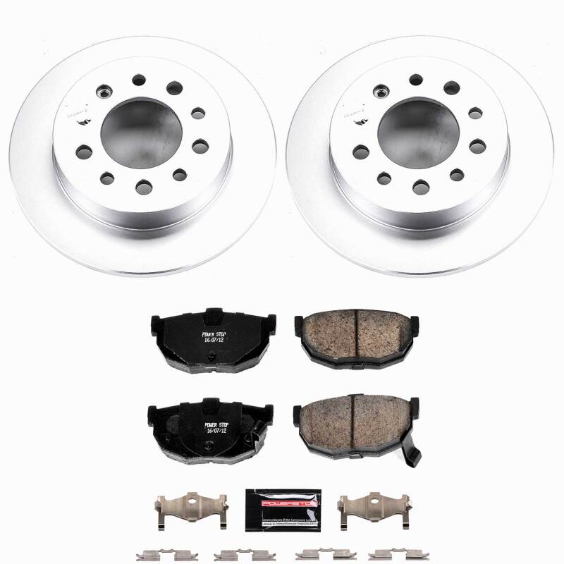 Power Stop 03-08 Hyundai Tiburon Rear Z23 Coated Brake Kit