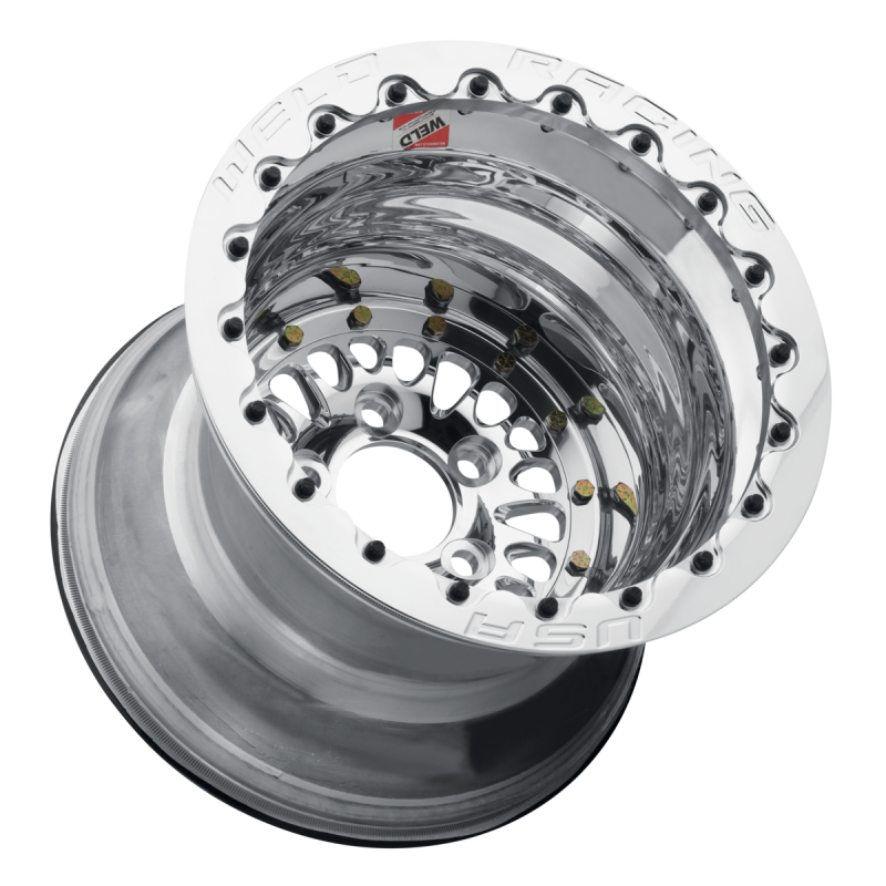 Weld RPM 16x16 / 5x4.75 / 4 BS / 3.18 HB - Polished Center - Polished Shell - Non-BL Wheel