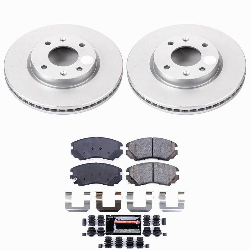 Power Stop 03-05 Hyundai Sonata Front Z23 Coated Brake Kit