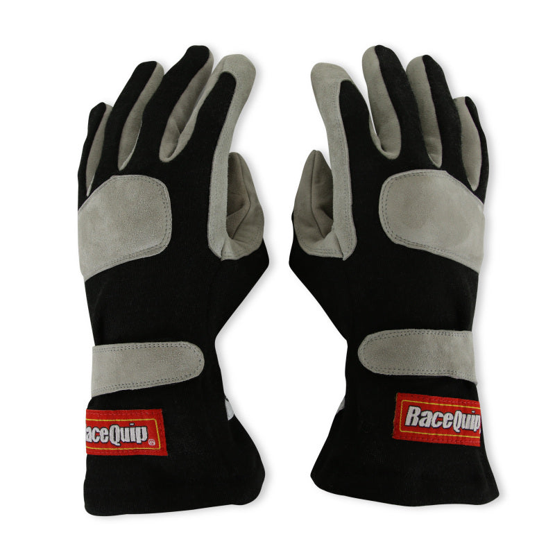RaceQuip Black 1-Layer SFI-1 Glove - Small