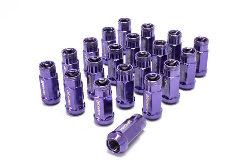 Wheel Mate WM14R 14x1.50 Lug Nuts - Purple | Set of 20