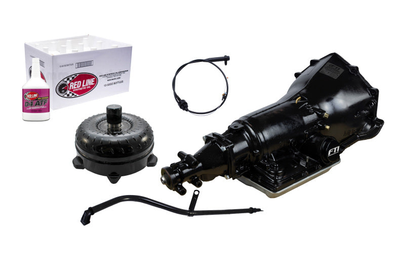 FTI 700R4 Transmission Kit - Level 3 - 600HP - Chevy Bell - Edelbrock Adapter SRLT3082 Converter