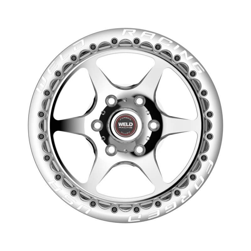 Weld 17x10 / 6x135 BP / 7.2in BS / 43mm / Street RT-S Series S79HD (ID Low Pad) SBL - Polished Wheel