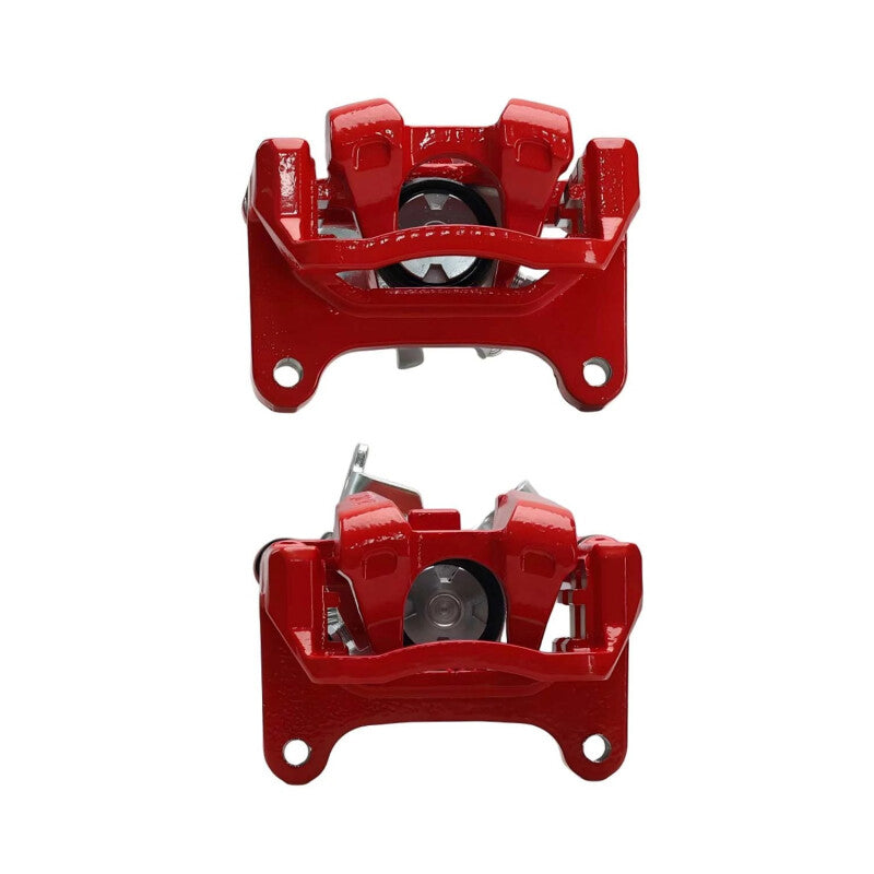 Power Stop 16-24 Chevrolet Malibu Rear Red Caliper w/Bracket (Pair)