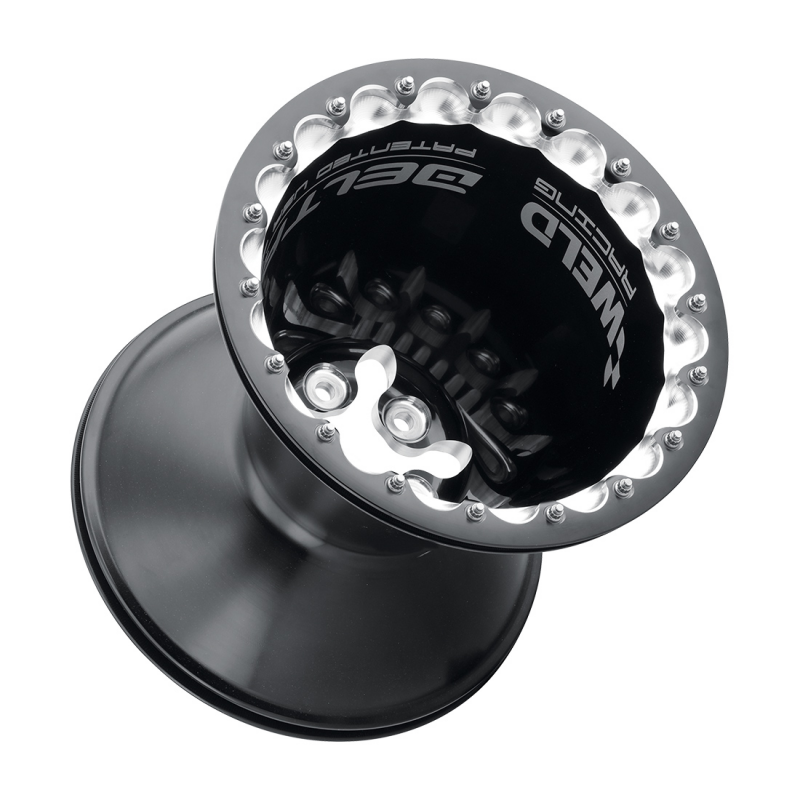 Weld Delta-1 TA 16x16 / 5x5 / 5 BS / 3.5 HB - Black - Black DBL Wheel