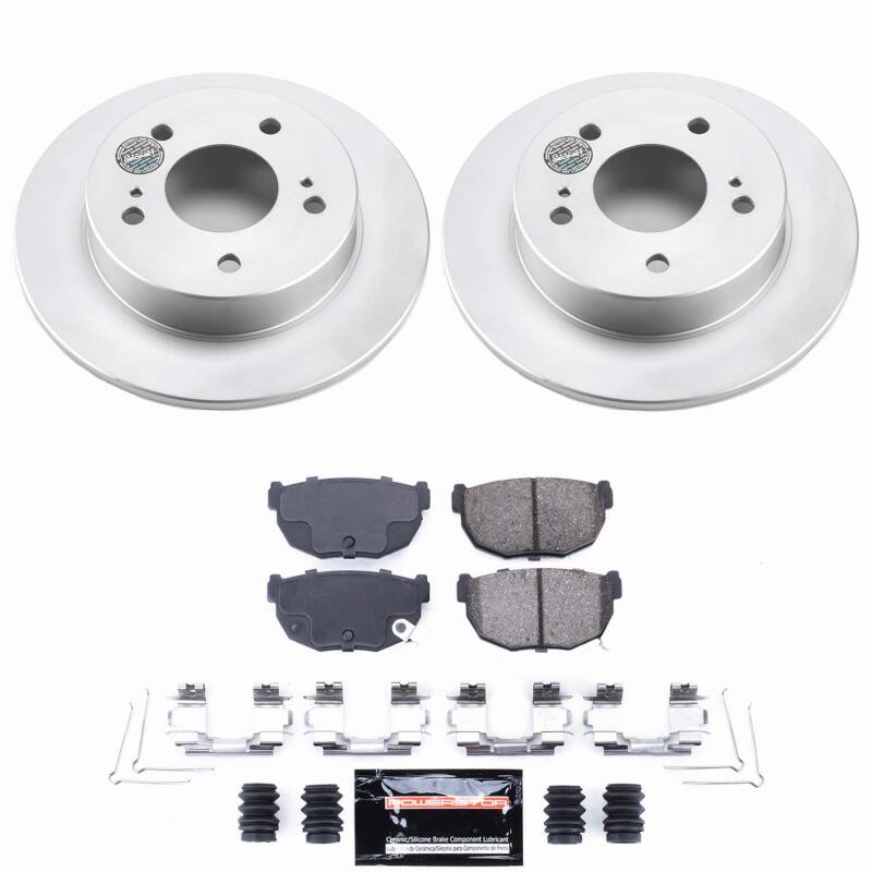 Power Stop 94-98 Nissan 240SX Rear Z23 Coated Brake Kit