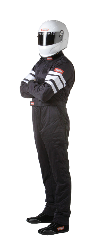 RaceQuip Black SFI-5 Suit - Medium