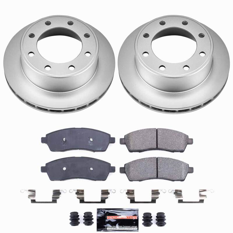 Power Stop 00-05 Ford Excursion Rear Z23 Coated Brake Kit
