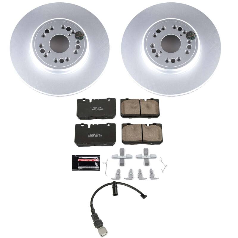 Power Stop 95-00 Lexus LS400 Front Z23 Coated Brake Kit