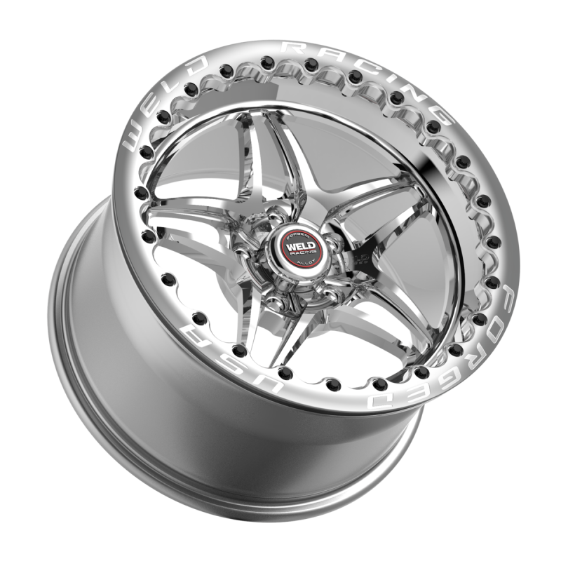 Weld S81 Beadlock 17x10/5x127/7.2 BS/3.18 HB-Polished Center-Polished Shell-Polished SBL Wheel
