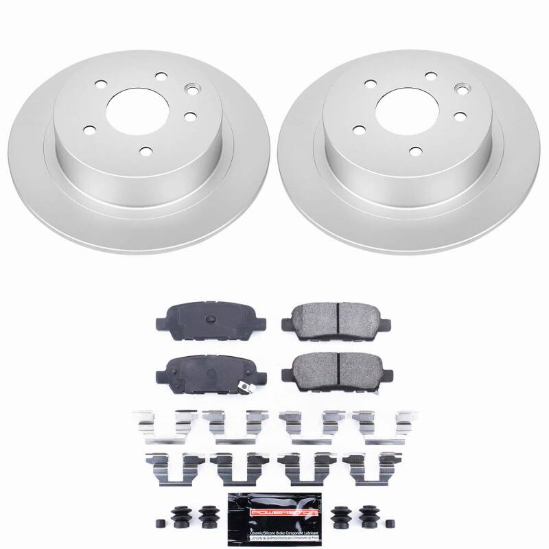 Power Stop 02-06 Nissan Altima Rear Z23 Coated Brake Kit