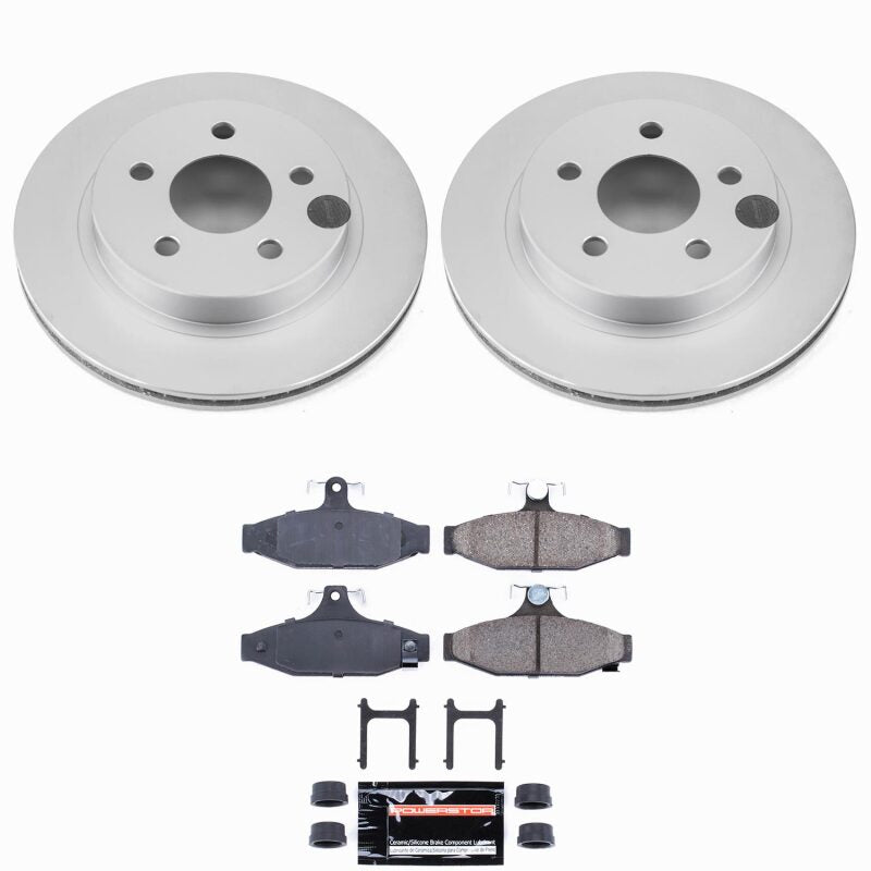 Power Stop 93-97 Chevrolet Camaro Rear Z23 Coated Brake Kit
