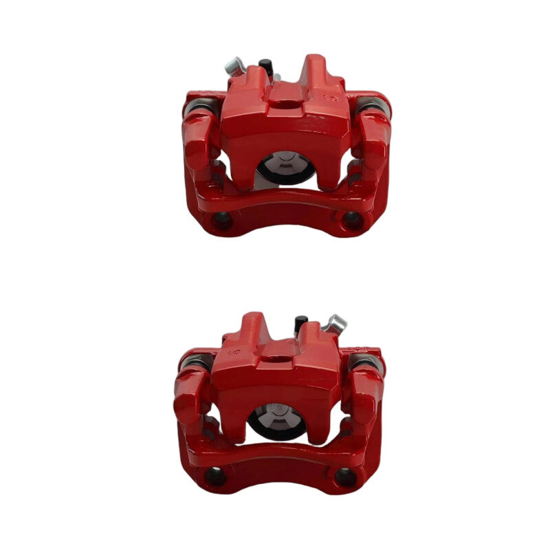 Power Stop 04-06 Scion xB Rear Red Caliper w/Bracket (Pair)