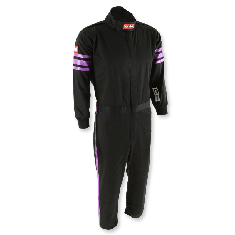RaceQuip Purple Trim SFI-1 JR. Suit - Kids XXL