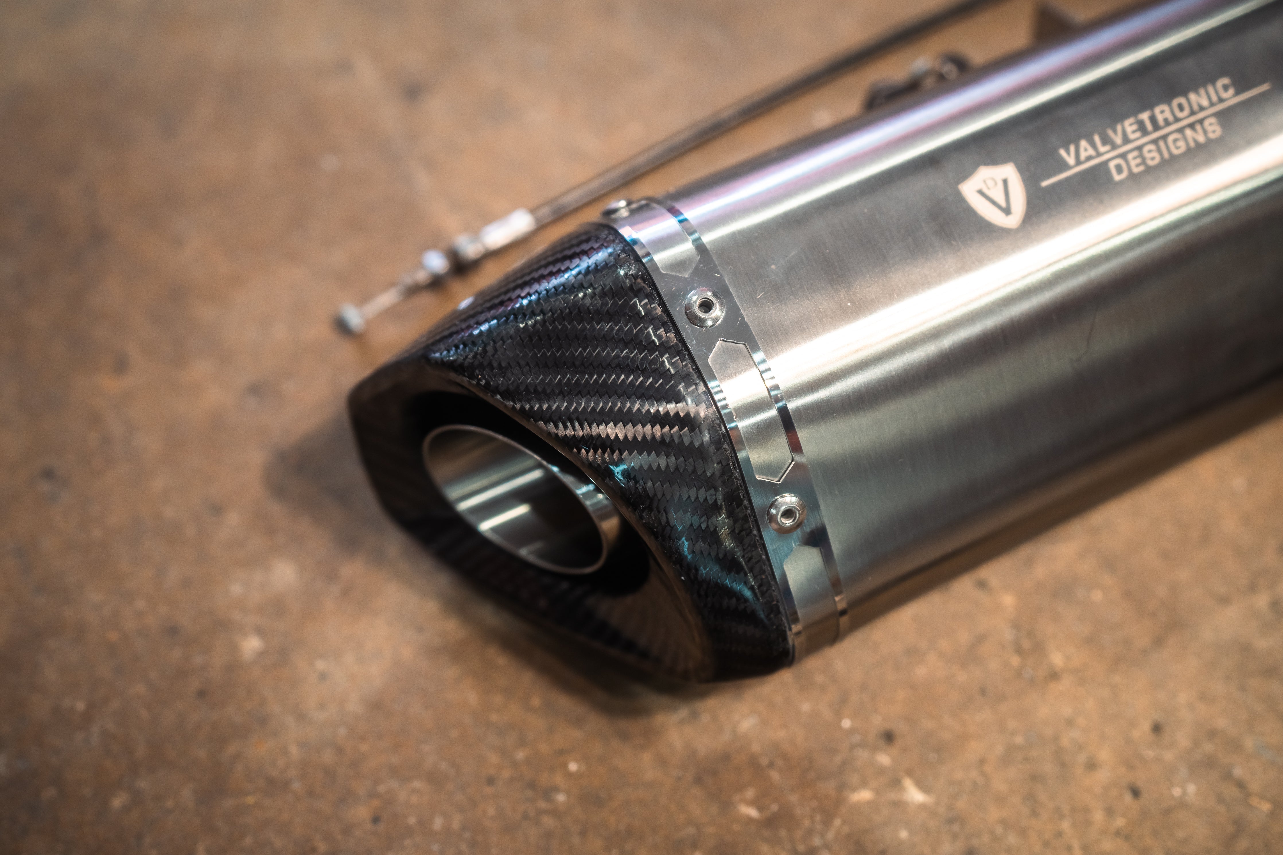 Valvetronic Motorcycle Valved Muffler