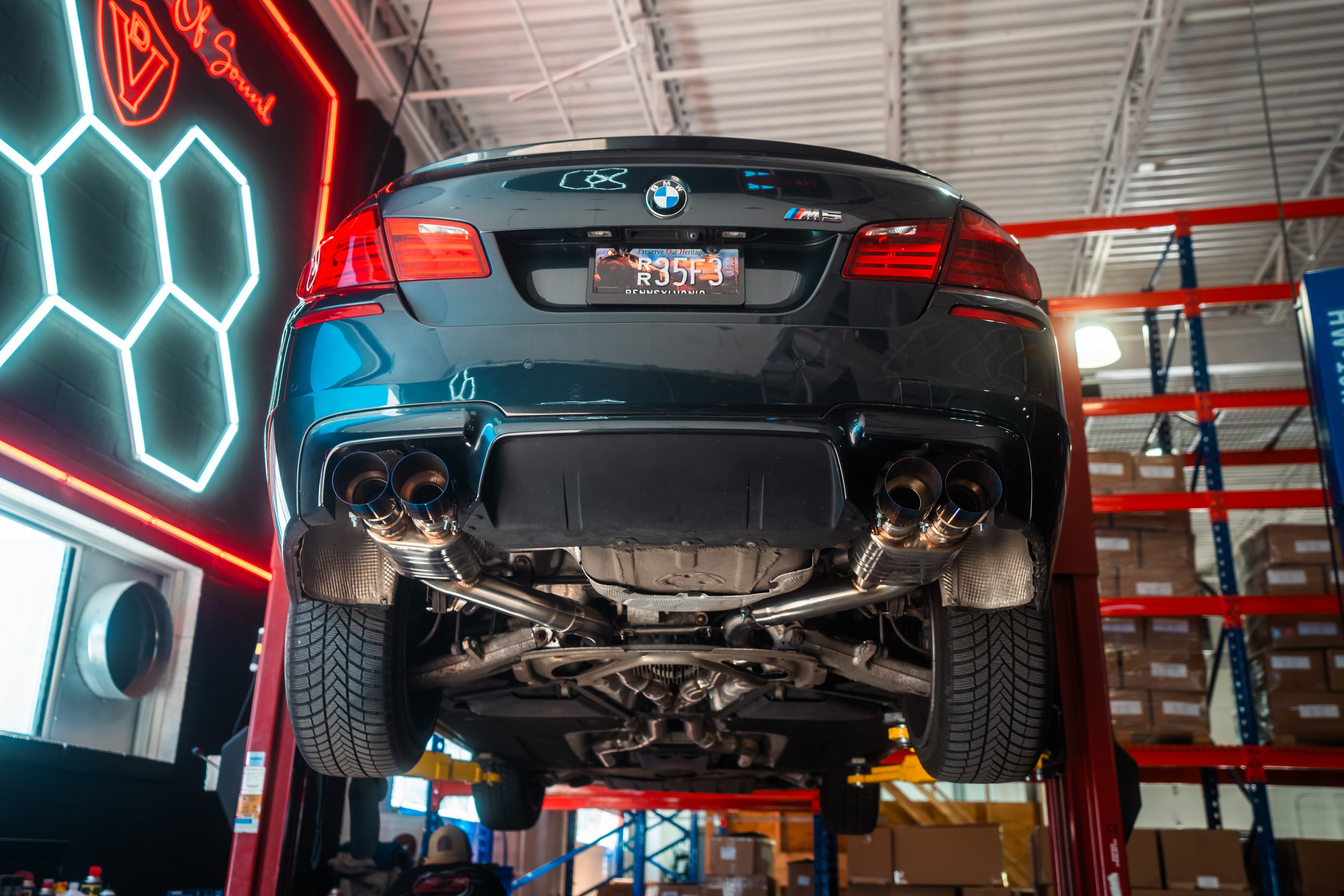 BMW F10 M5 / F06 M6 Valved Sport Exhaust System