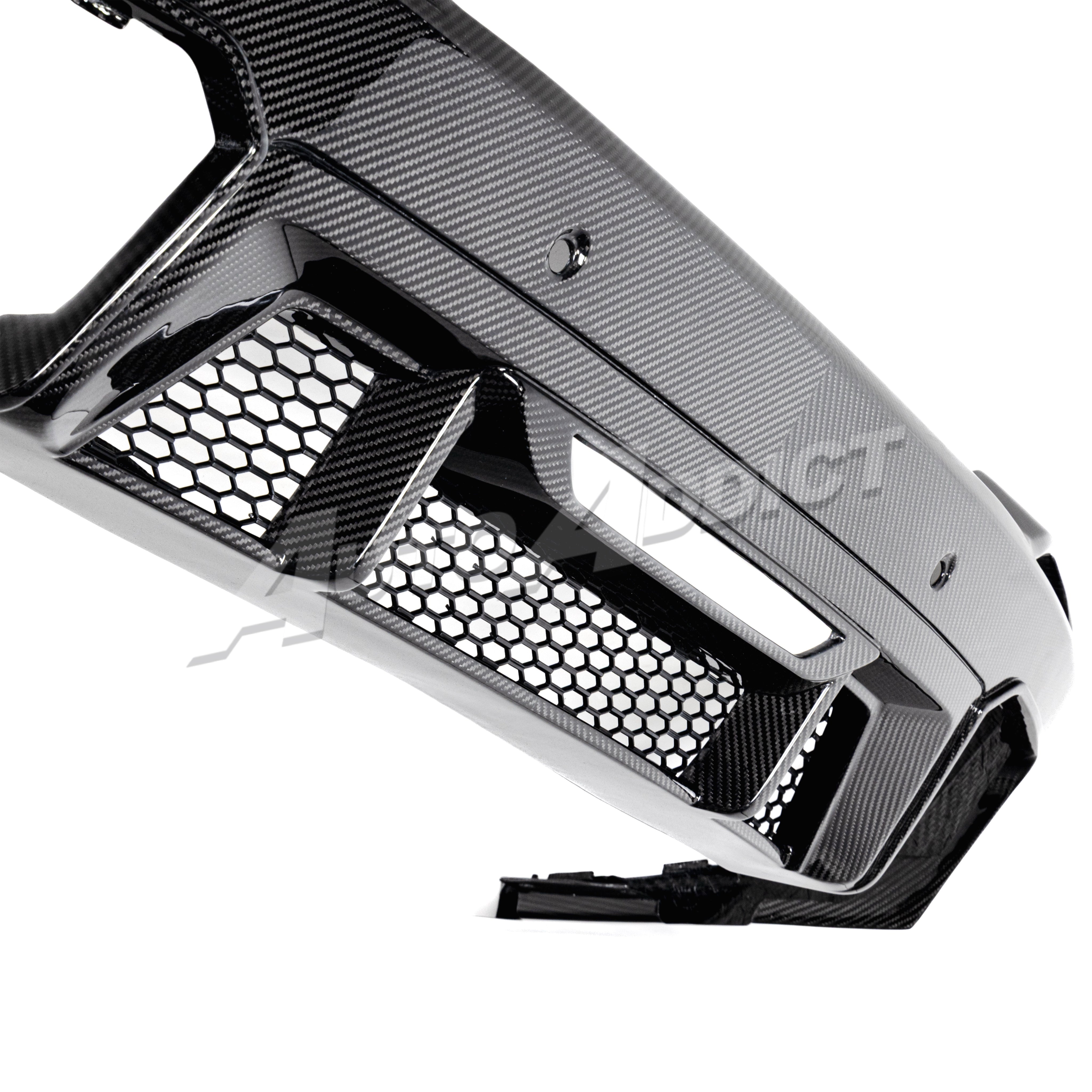2024–2026 Mustang S650 Heritage SC™ V-Shaped Dry Gloss Carbon Fiber Track Package Program Bundle