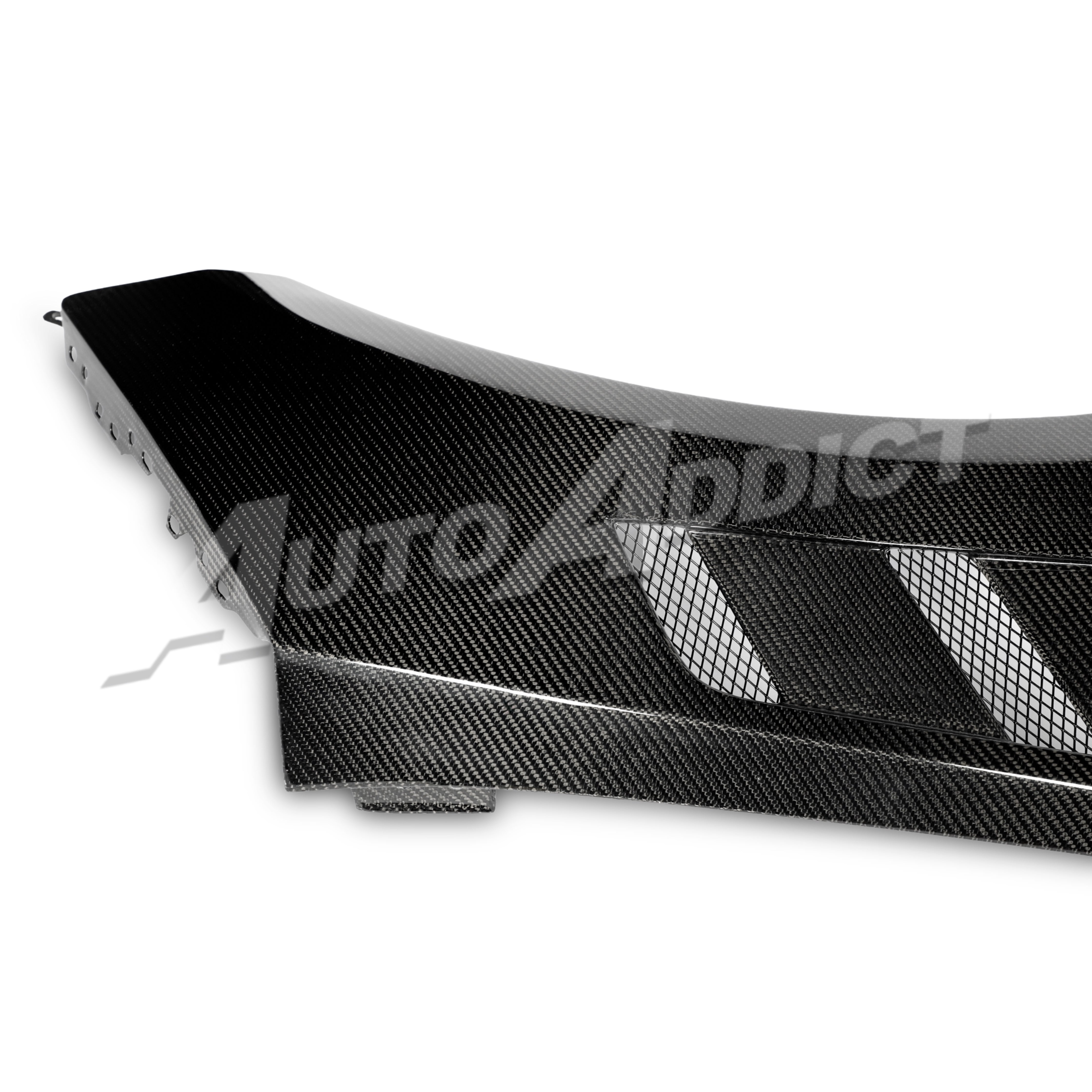 2016-2025 Camaro LT/RS/SS Type-GT Gloss Carbon Fiber Track Package Fenders Pair