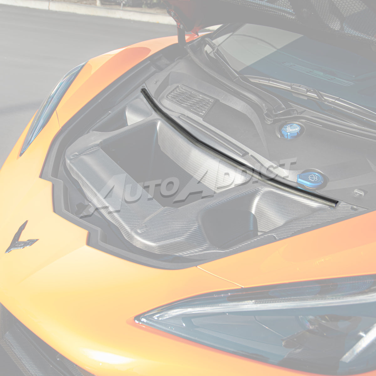 2020-2026 C8 Z06/ Grand Sport/E-Ray/ Stingray Type-ZR1X ZTK Hood Functional Dry Carbon Fiber Double Sided 6PCS Kit