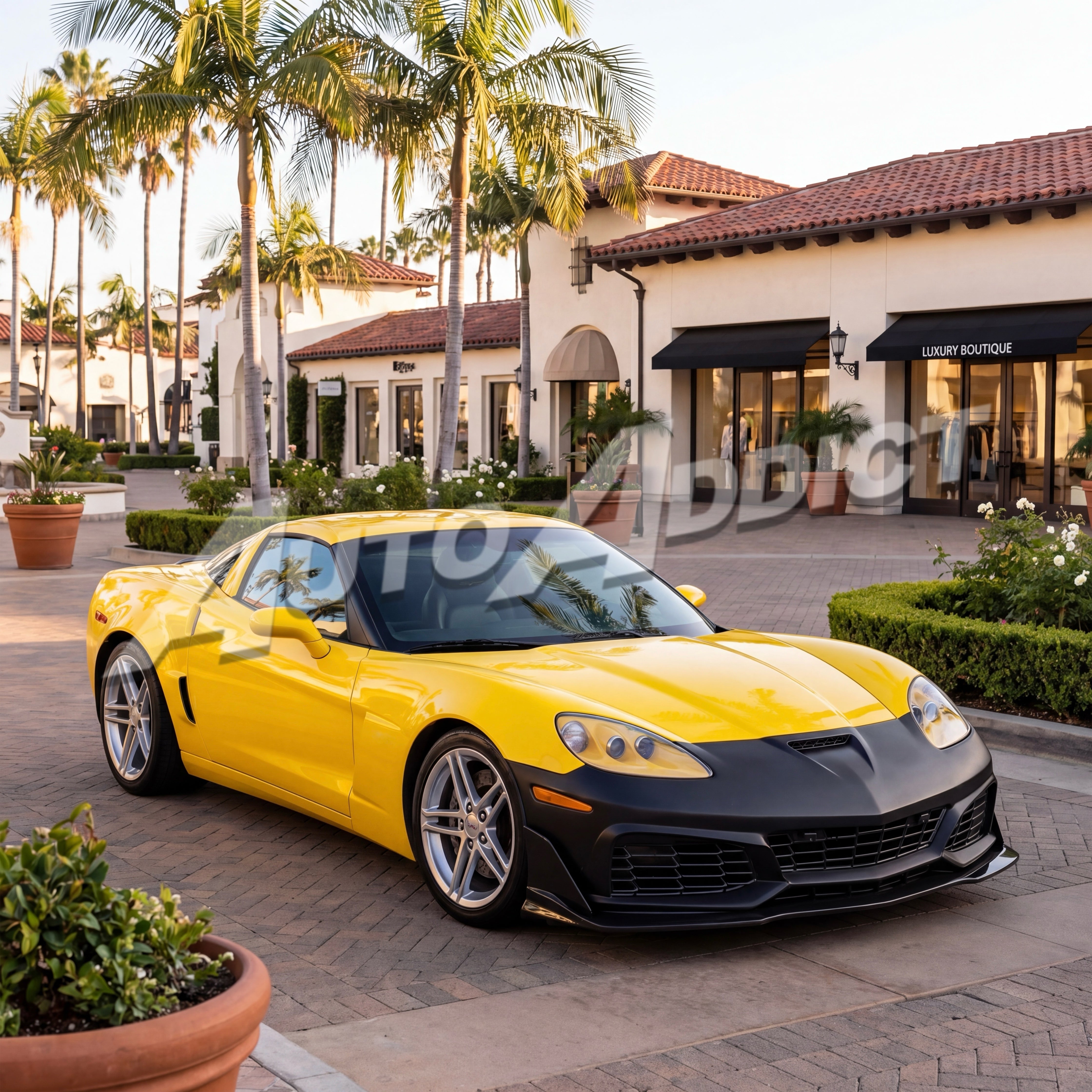 2006-2013 Corvette C6 Front Bumper Conversion ZR1 C7 Style Kit