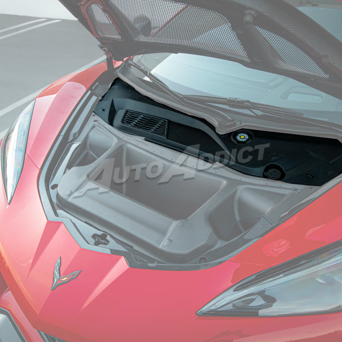 Auto Addict USA C8 ZR1 plastic frunk trim panel