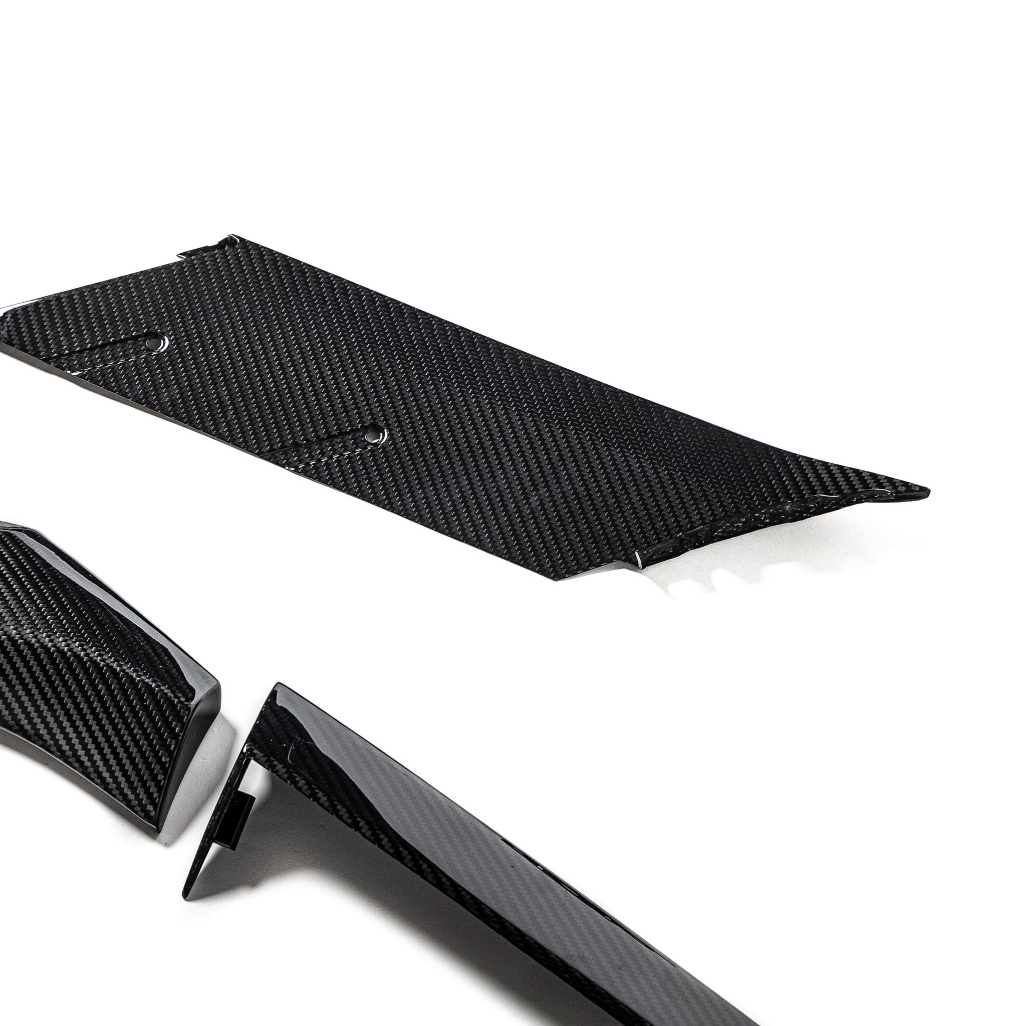 2022-2027 Corvette C8 Z06/E-Ray Dry Gloss Carbon Fiber Door Handle and Quarter Panel Replacement Trim Kit