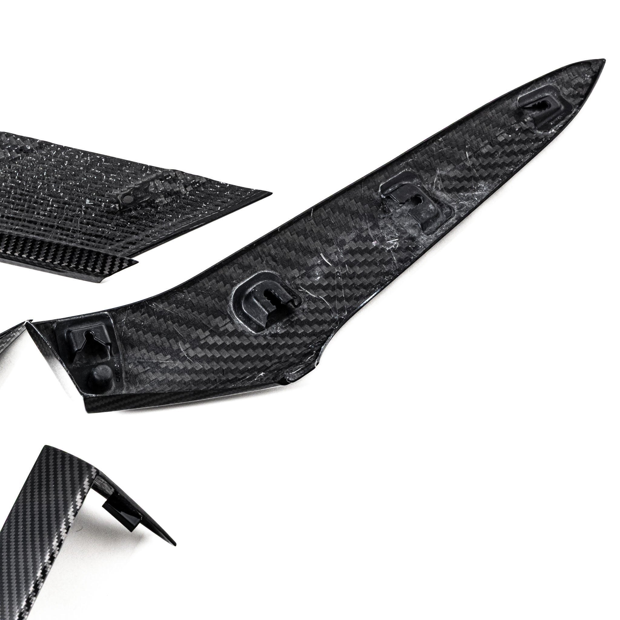 2022-2027 Corvette C8 Z06/E-Ray Dry Gloss Carbon Fiber Door Handle and Quarter Panel Replacement Trim Kit