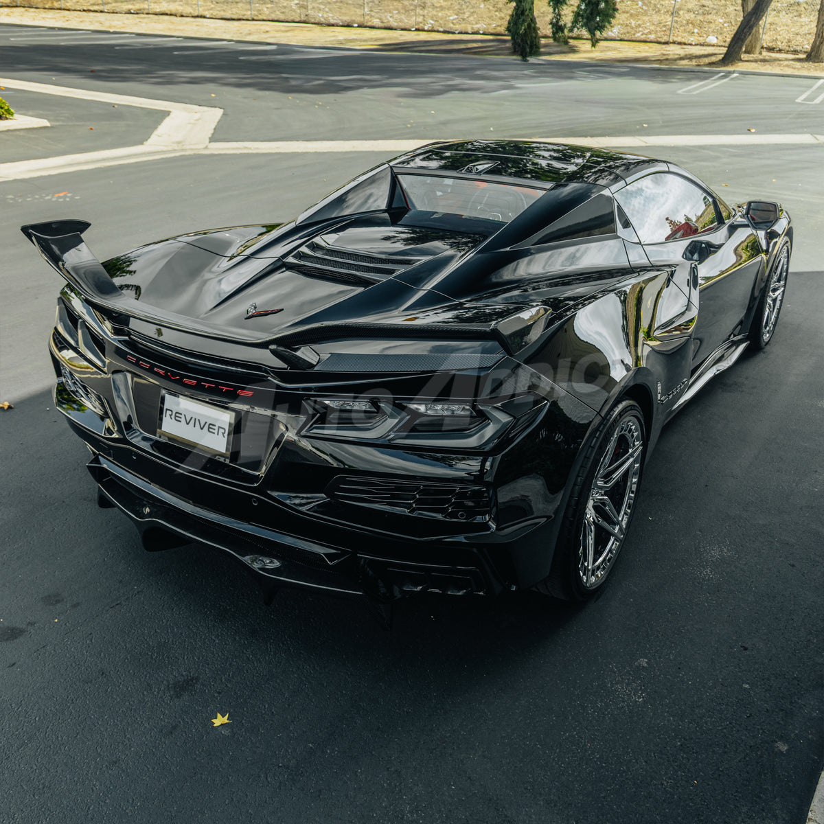 2023-2026 C8 Corvette Z06/E-Ray/Grand-Sport Z07 Rear Spoiler Carbon Fiber 1pc