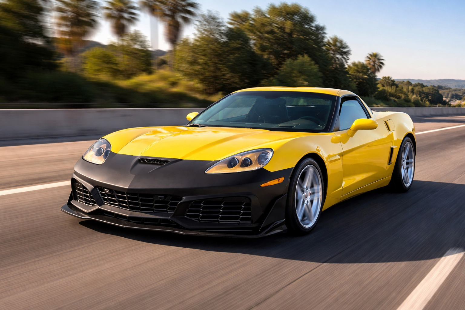 AUTO Addict USA ZR1 C7 Style C6 front BUmper conversion kit