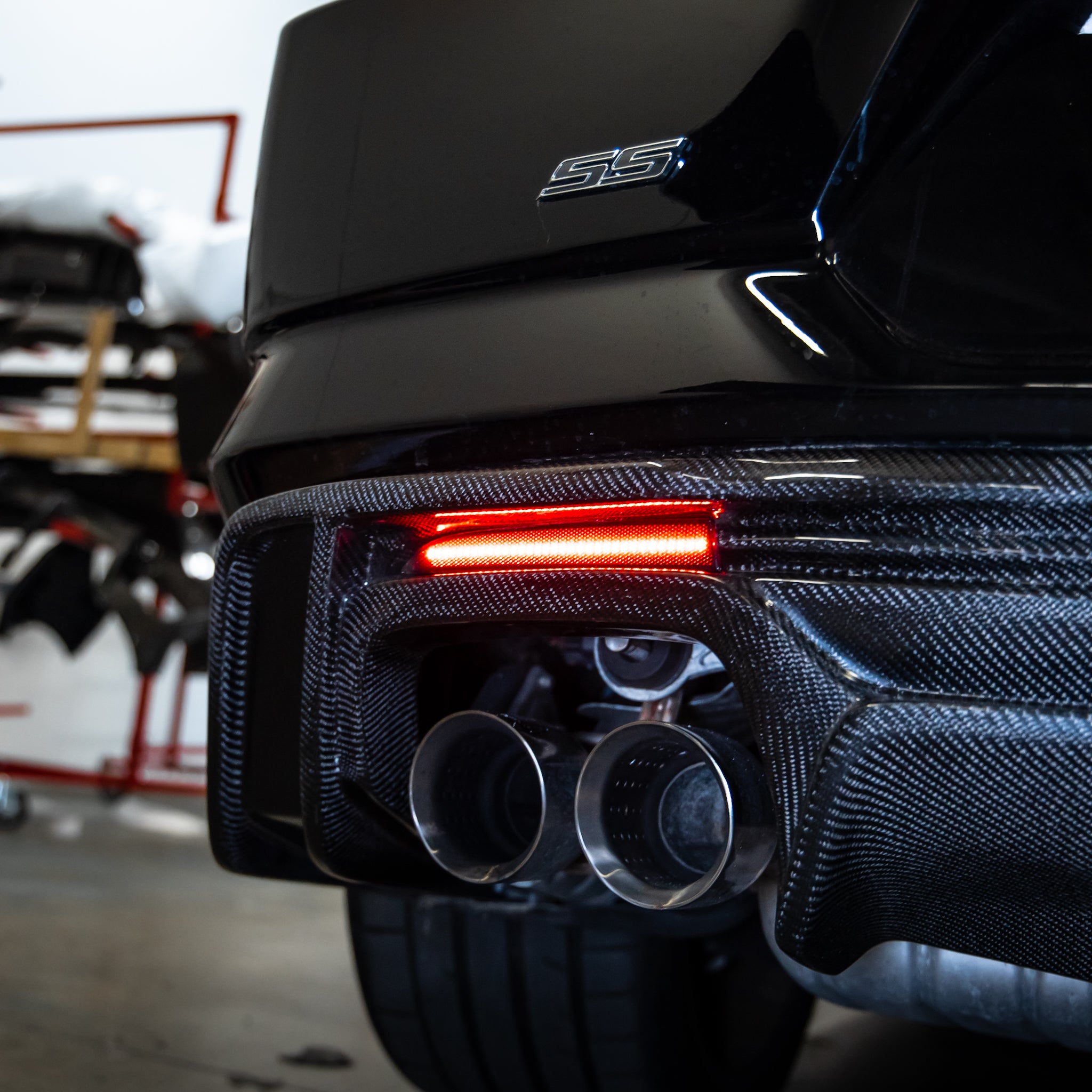 2016-2025 Chevy Camaro Diffuser Smoke LED Rear Reflectors (Pair)