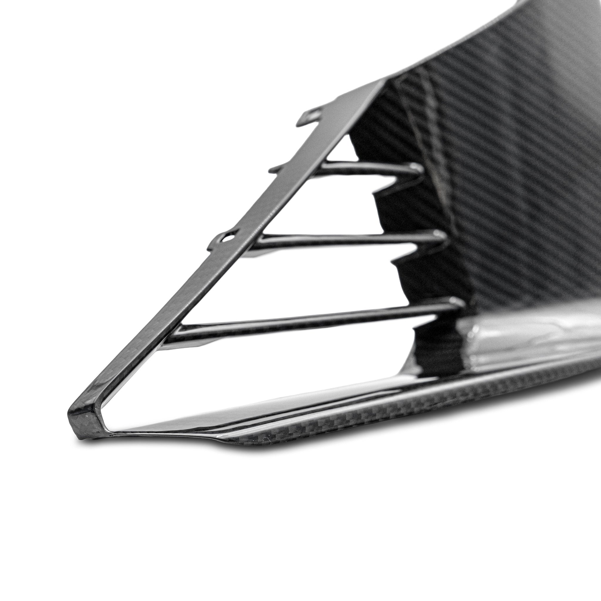 2025-2026 Cadillac CT5-V Blackwing Front Side Outer Grilles Pre Preg Gloss Carbon Fiber Pair