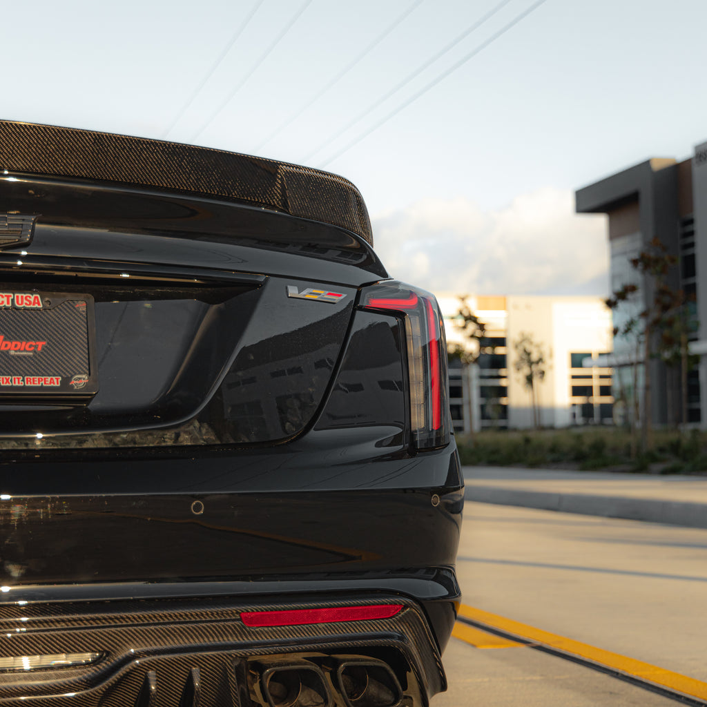 Pre-Order 2022-2024 Cadillac CT5-V Blackwing Gloss Carbon Fiber Rear S